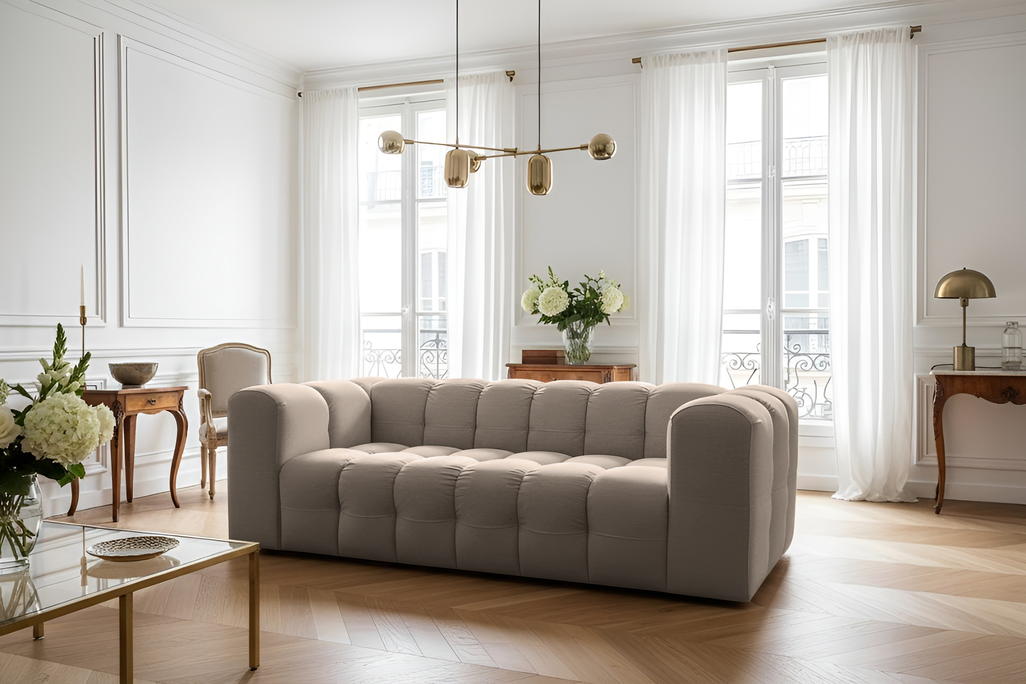 Baloo 3-Sitzer Sofa Taupe Tiffany 29